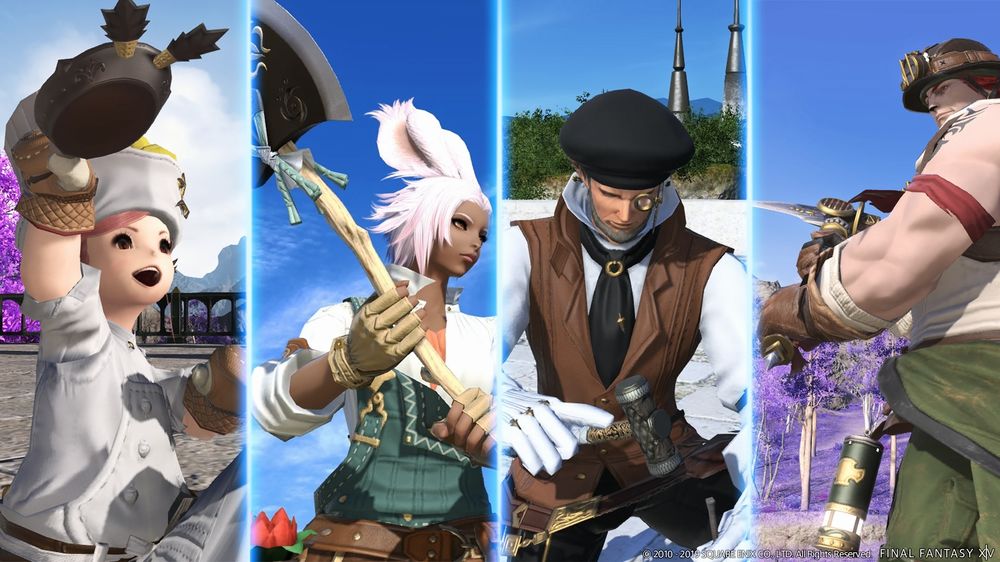 FFXIV nier trailer